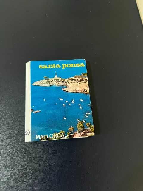 Pequeno livro de postais turísticos desdobráveis Santa Ponsa