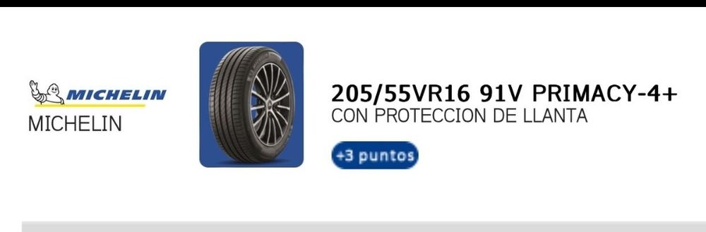 2 pneus novos Michelin 205-55R16 - Primacy 4 - Oferta da entrega