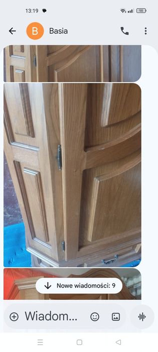 Stara szafa drewniana