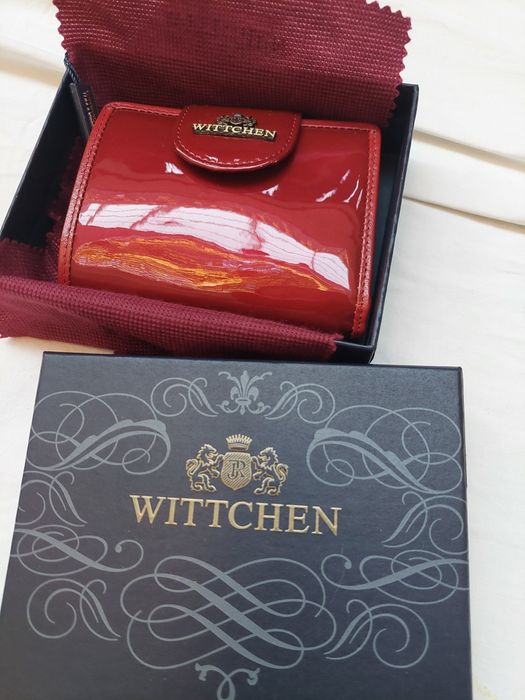 Nowy skórzany damski  portfel Witchen