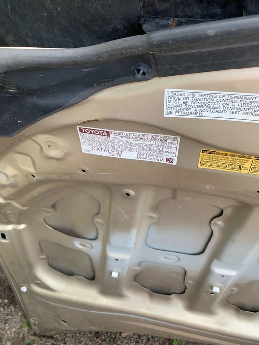 Капот toyota higliter 2008