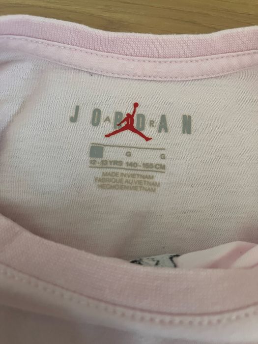 Różowa koszulka dziecięca Jordan