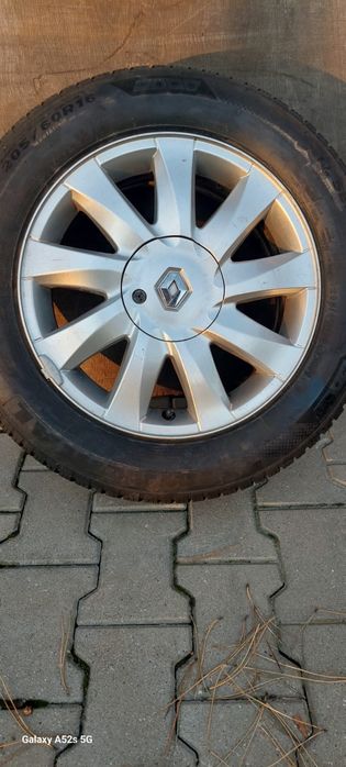 Koła Renaul Scenic II 205/60/16 alu, nowe opony całoroczne