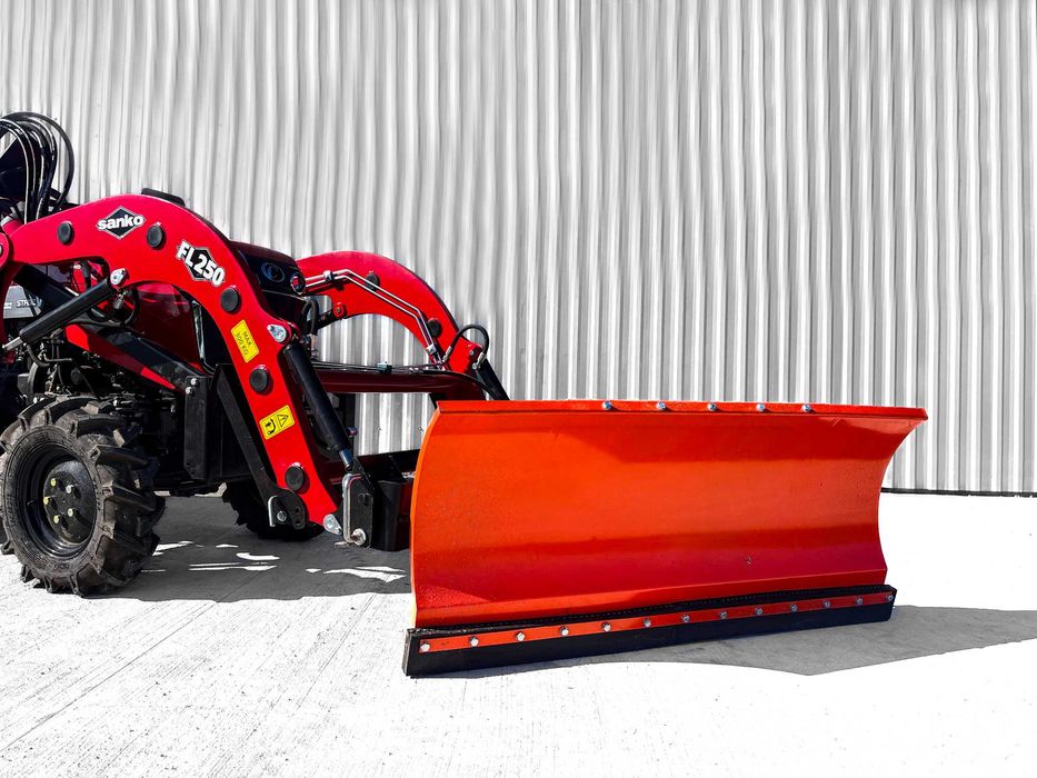 Pług do śniegu prosty lemiesz odśnieżny na tuz płytę czołową sterowany