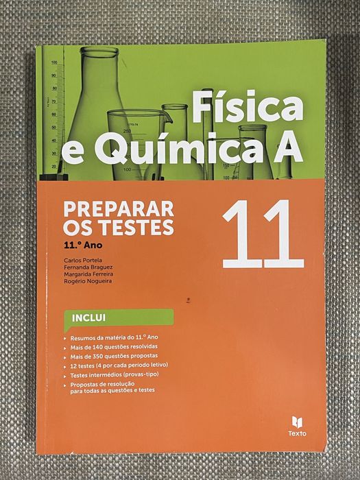 Livro Preparar os Testes 11 Física e Química