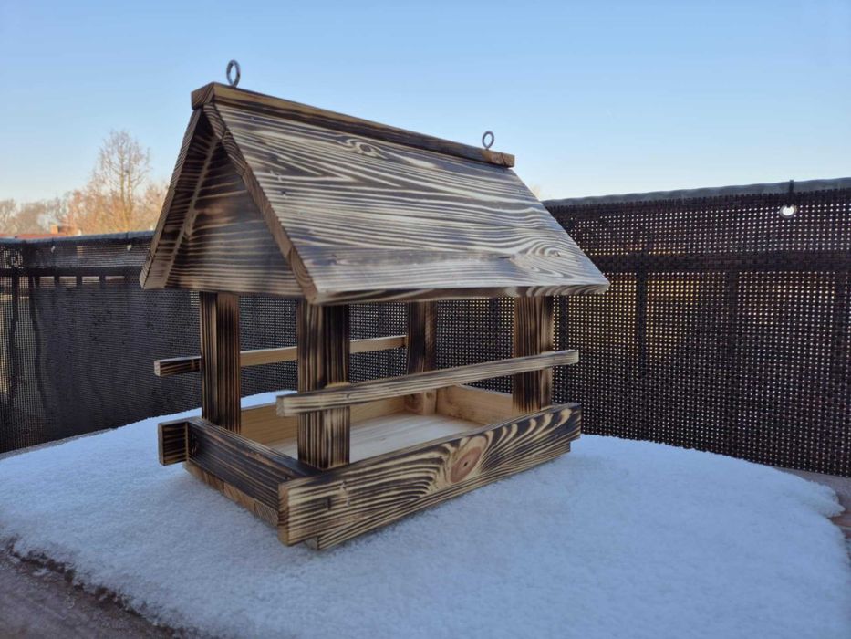 Drewniany karmnik dla ptaków XXL