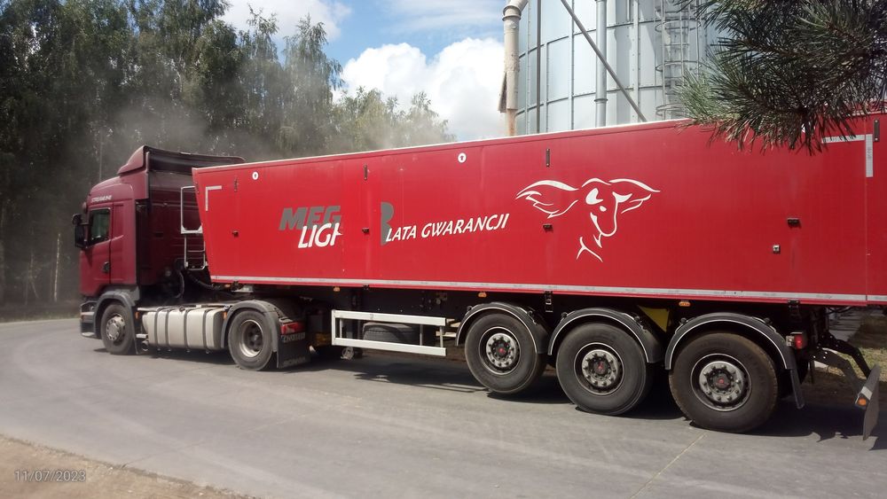 Owies transport zboze