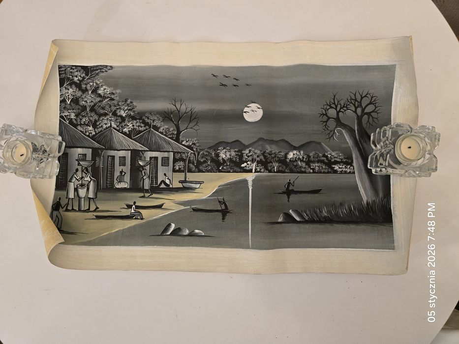 Płótno obraz Afryka nocą 63cmx37cm