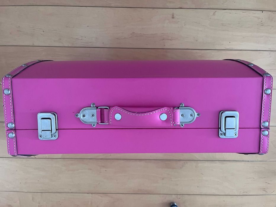 Caixa Decoração/Arrumação Rosa Choque em bom estado