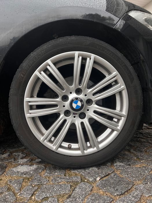 4 Jantes BMW 17 / Furação 5/120 / ORIGINAIS (Extra: pneus com piso)