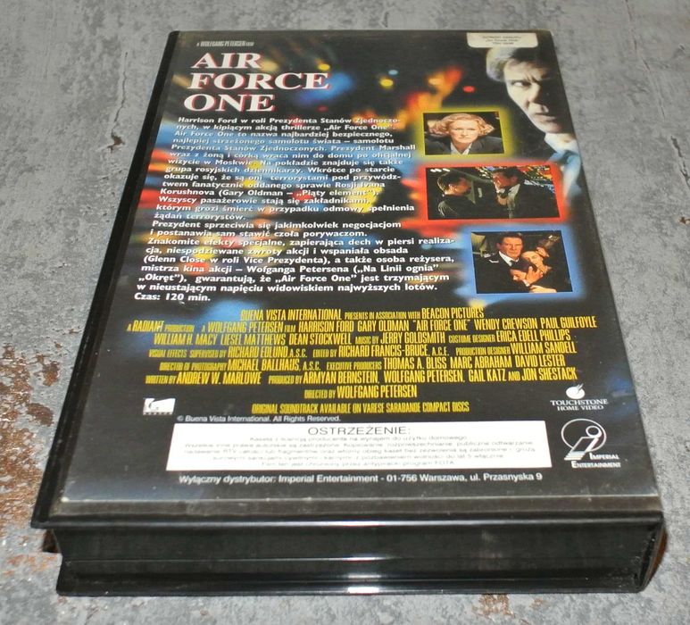 Air Force One - kaseta VHS