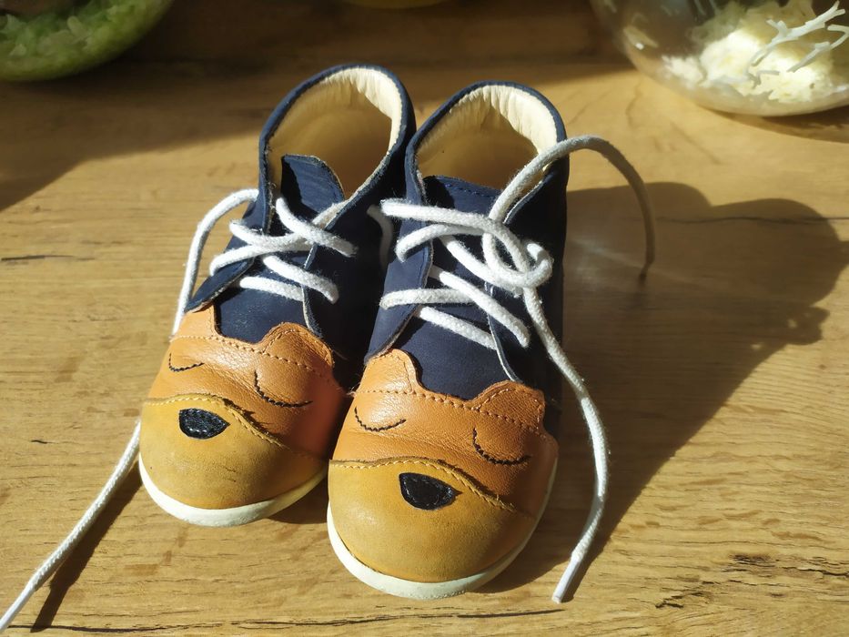 Buciki Bartuś 21 wiosenno jesienne skórzane