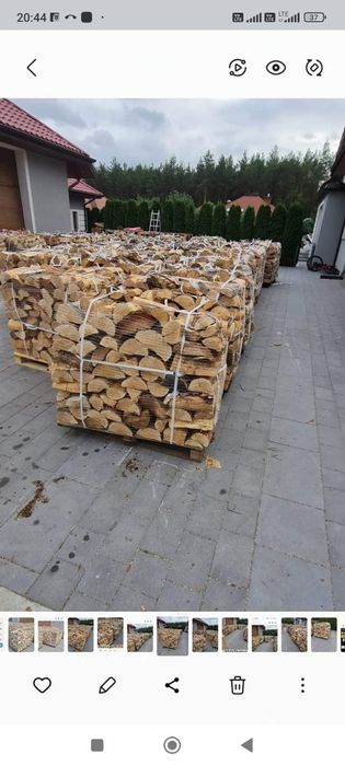 Dąb Suche drewno opałowe kominkowe EKODREWNO