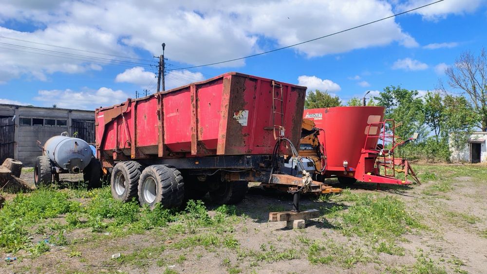 Przyczepa rolnicza scan agri 18T wywrotka wanna tandem record