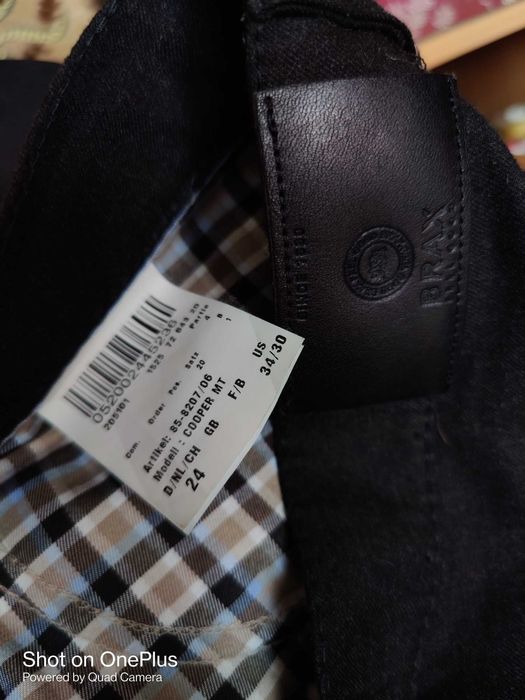 Джинсы Brax Cooper jeans Germany w34 stretch grey.