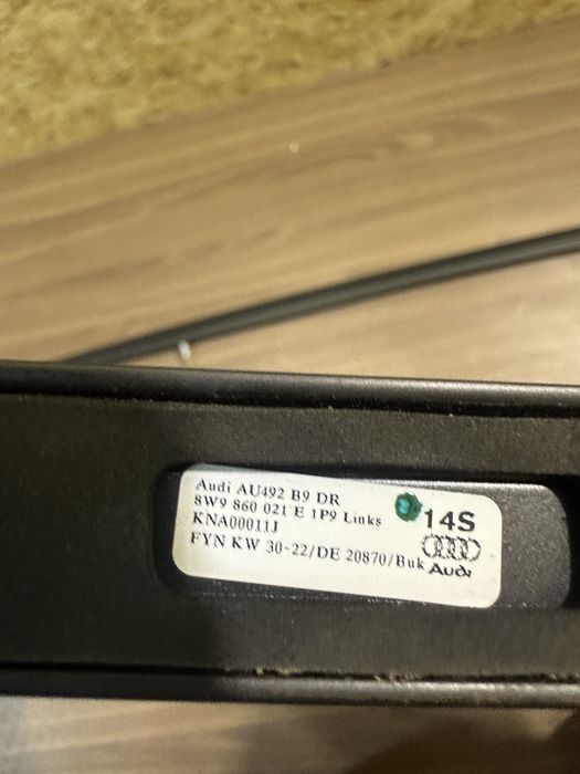 Relingi Dchowe Audi A4 B9 2022rok czarne igła