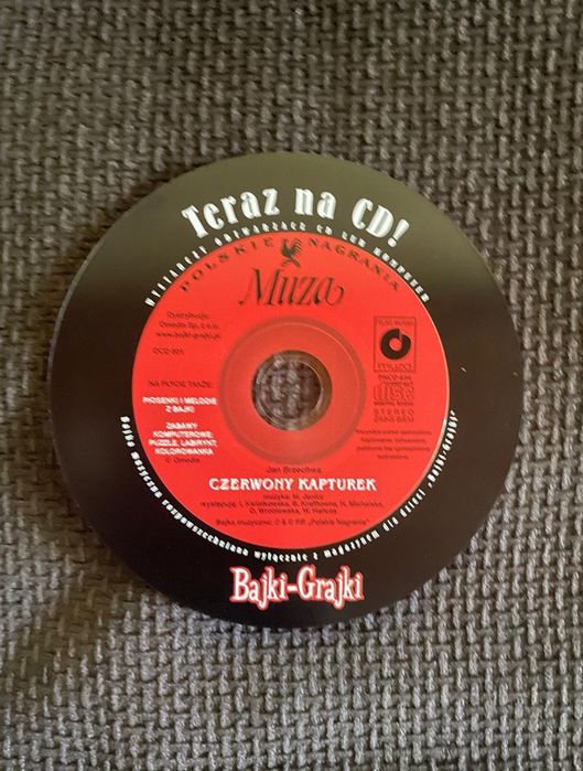 Płyty CD piosenki dla dzieci Mini Mini Puchatek Bajki Grajki
