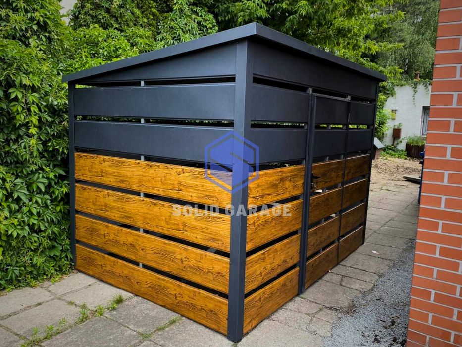 Wiata śmietnikowa 3x2m garaż blaszany schowek ogrodowy dowolny wymiar