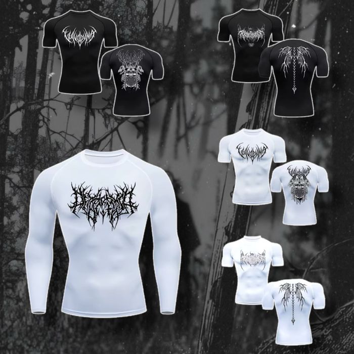 Компресійні футболки/рашгарди з принтами