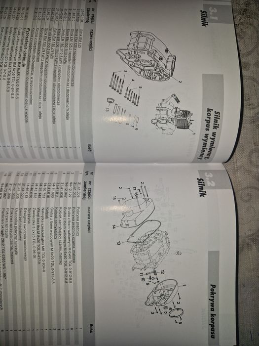 Instrukcja obsługi katalog części rama silnik mz etz 125/150