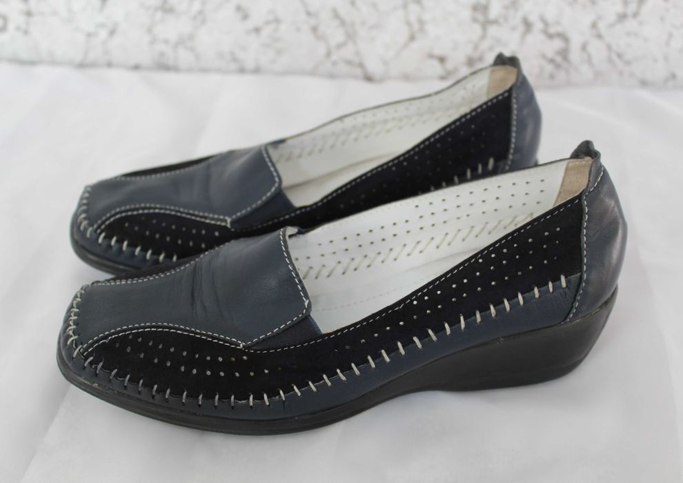 Туфли женские кожаные