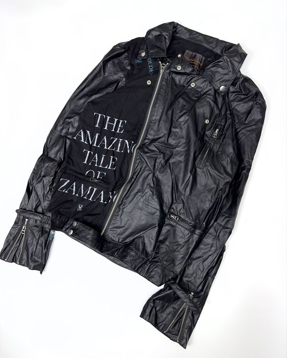 opium darkwear leather jacket archive V系 Косуха leather jacket Undercover vintage opium archive erd