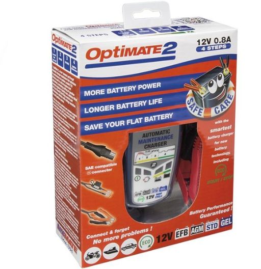 Carregador Baterias Optimate 2 Dual Charger NOVO