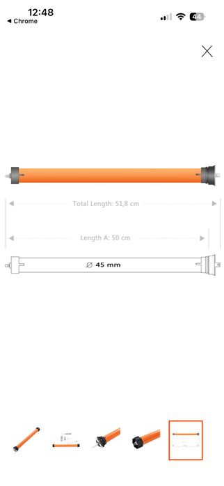 Elektryczny Silnik Do Rolet Silnik Rurowy 30 Nm