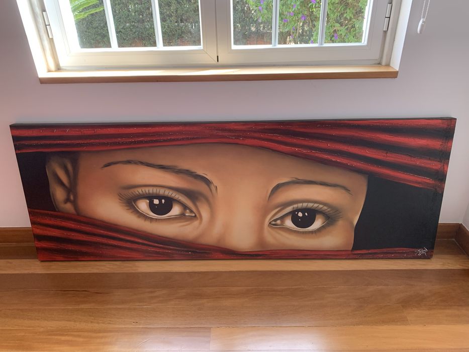 Quadro pintado a mão