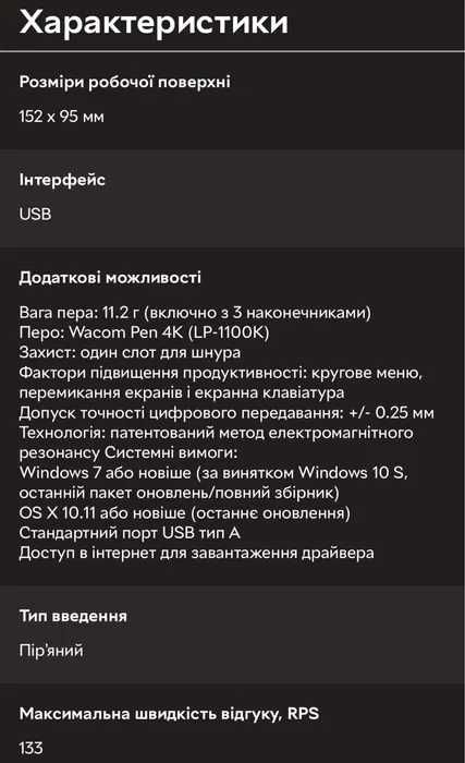 Планшет WACOM Intuos Draw