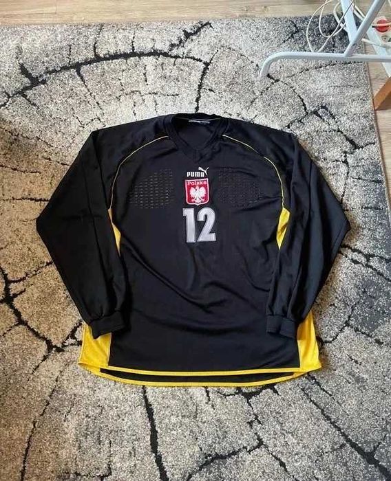 Koszulka Puma Polska 2004 Kuszczak #12 bramkarska football autograf
