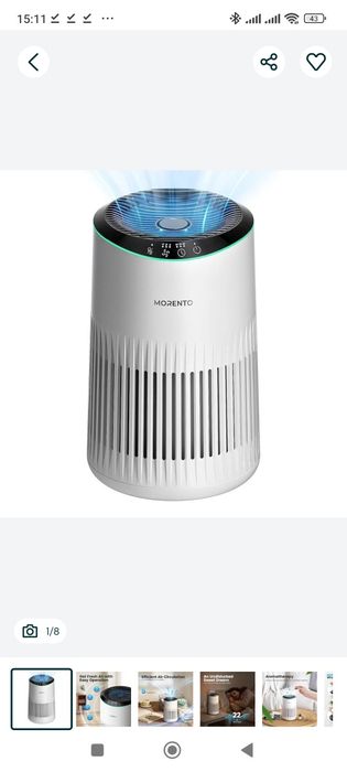 Очищувач аромодифузор повітря MORENTO для дому