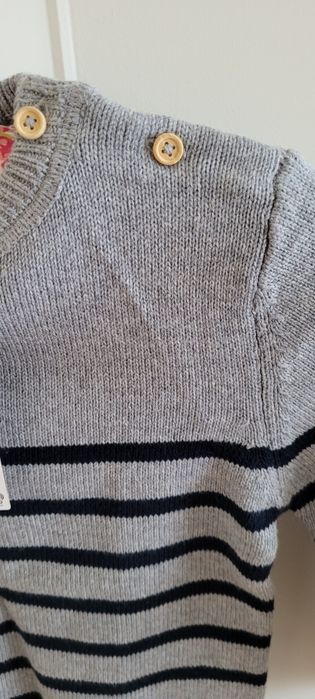 Nowy sweterek dla chłopczyka, rozmiar 110, MANGO, 100% bawełna