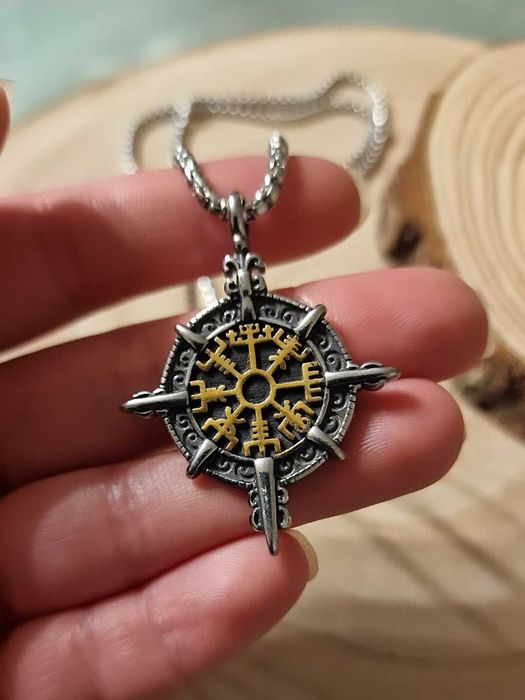 Fio colar necklace cordão vikings runas odin valhalla nórdico
