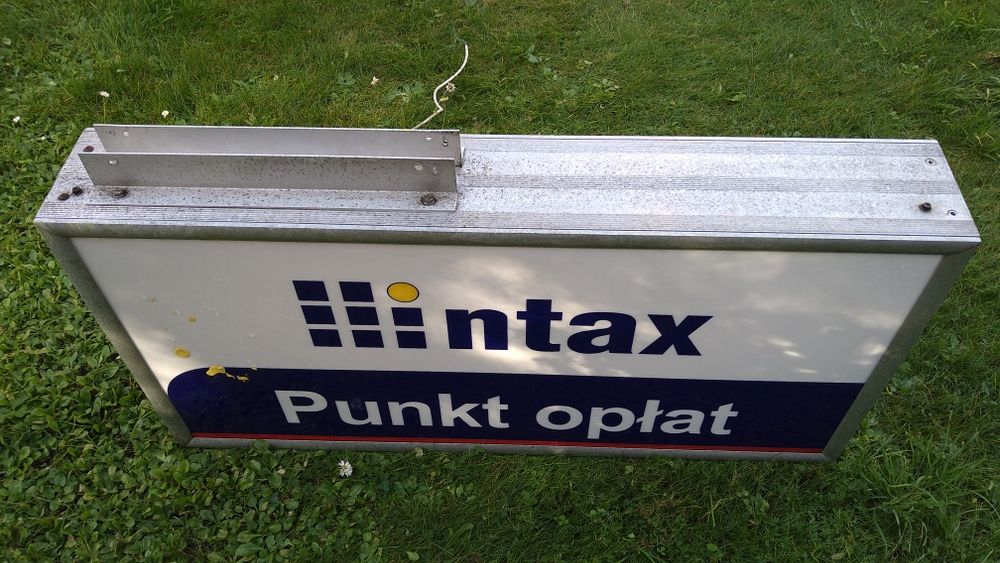 Szyld kaseton baner reklamowy podświetlany