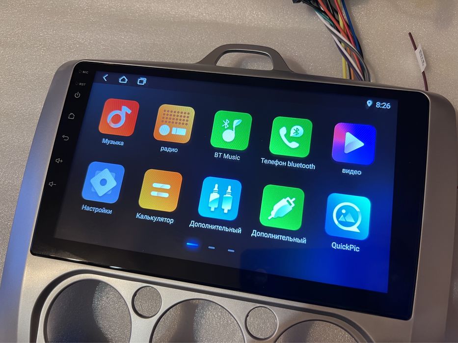 Магнітола камера 14 Android   Ford Focus 2001-2011 рік Carplay Андроїд