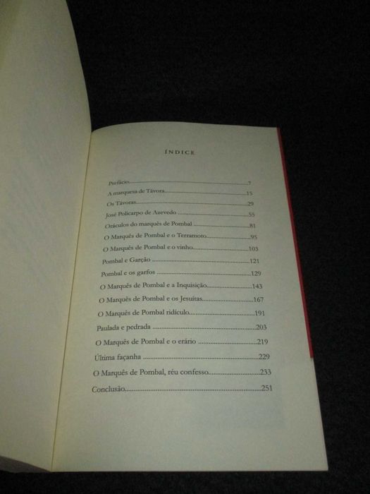 Livro Perfil do Marquês de Pombal Camilo Castelo Branco