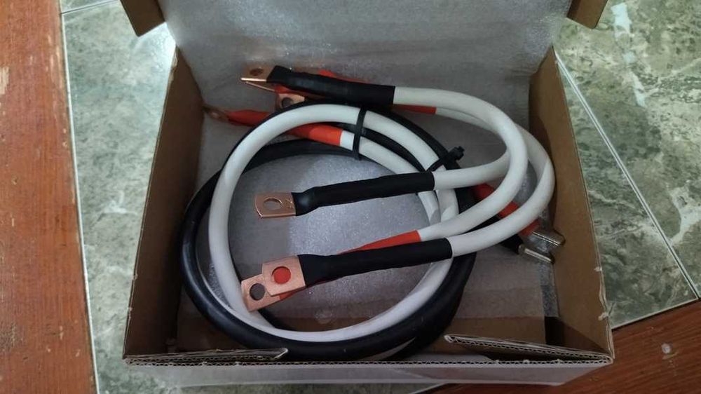 Кабель ПВ-3(10, 16, 25мм) з наконечниками для під'єднання АКБ, інв