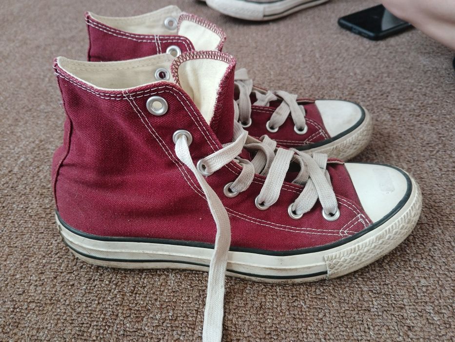 Кеди Converse орігінальні бордові