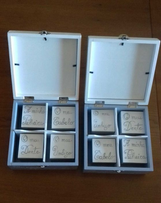 caixas de recordações