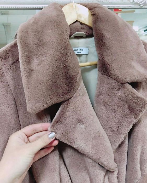 Шуба рожева розмір s