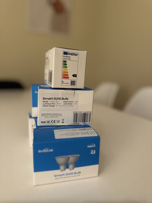 Broadlink - Smart Gu10Bulb   12 unidades  + Hub