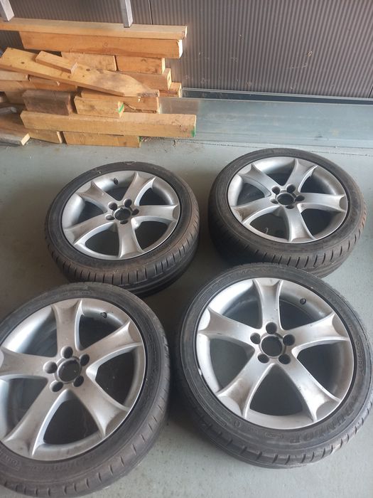 Alufelgi wraz z oponami dunlop