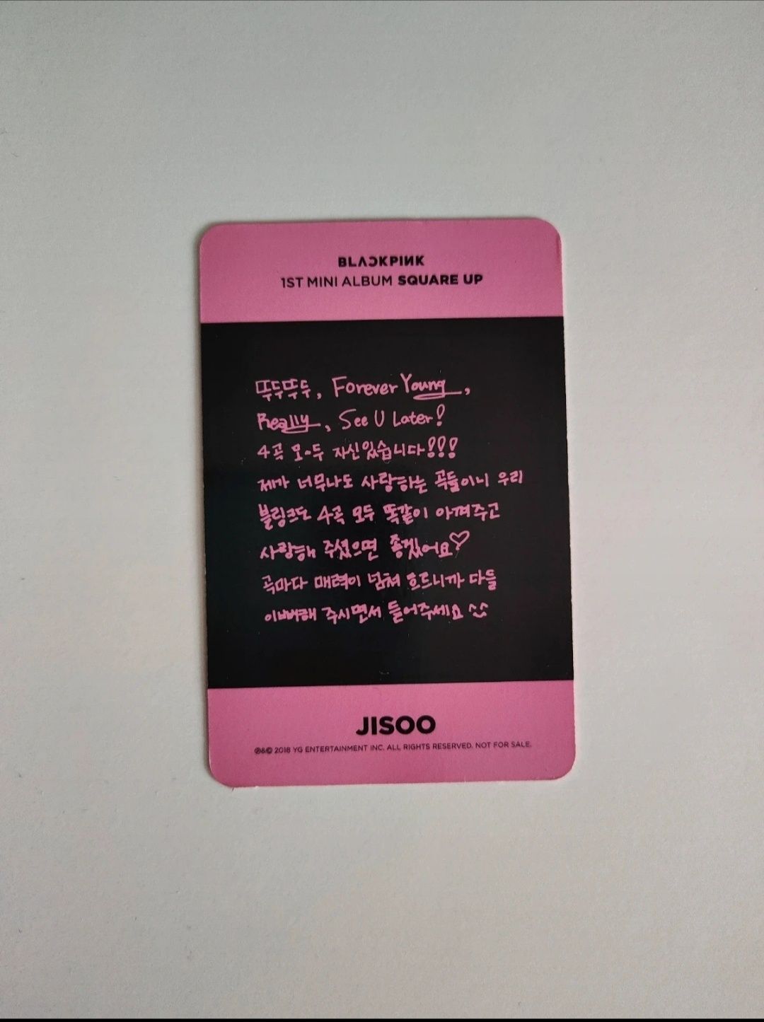 BLACKPINK Square Up JISOO ジス セット BLACKPINK SquareUp JISOO ジス セット