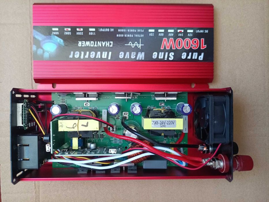 Вигідний Інвертор 12в 24в 48в 60в 72в чистий синус Преобразователь