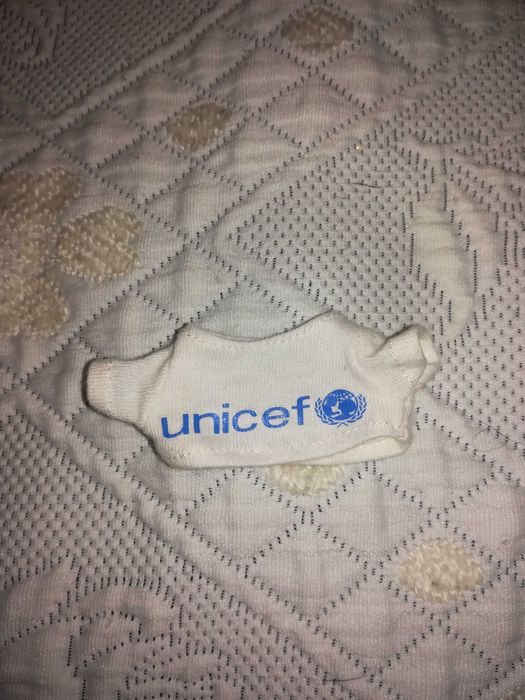 Camisola Branca Unicef para Boneca