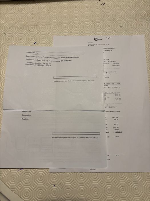 Macbook Pro 15,4” Retina Intel i9 16GB SSD 512 Radeon Pro 560X