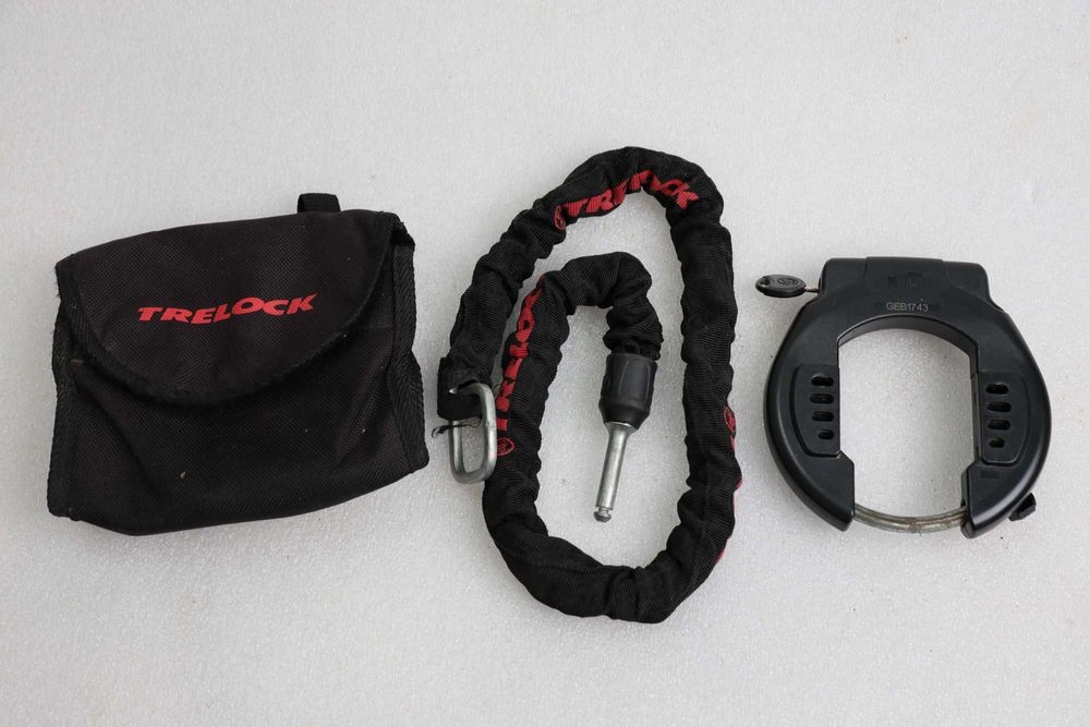 Blokada tylnego koła Trelock RS-453, blokada z łańcuchem Trelock
