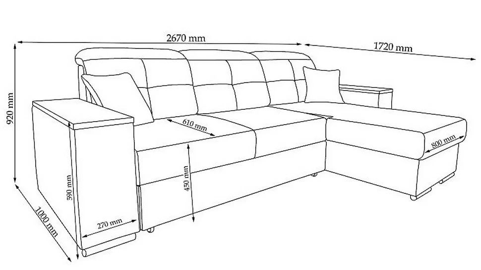 Кутовий диван Тім