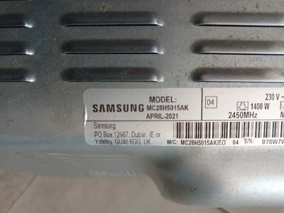 Duża Mikrofala SAMSUNG 28L MC28H5015AK | Grill | Termoobieg | Łódź